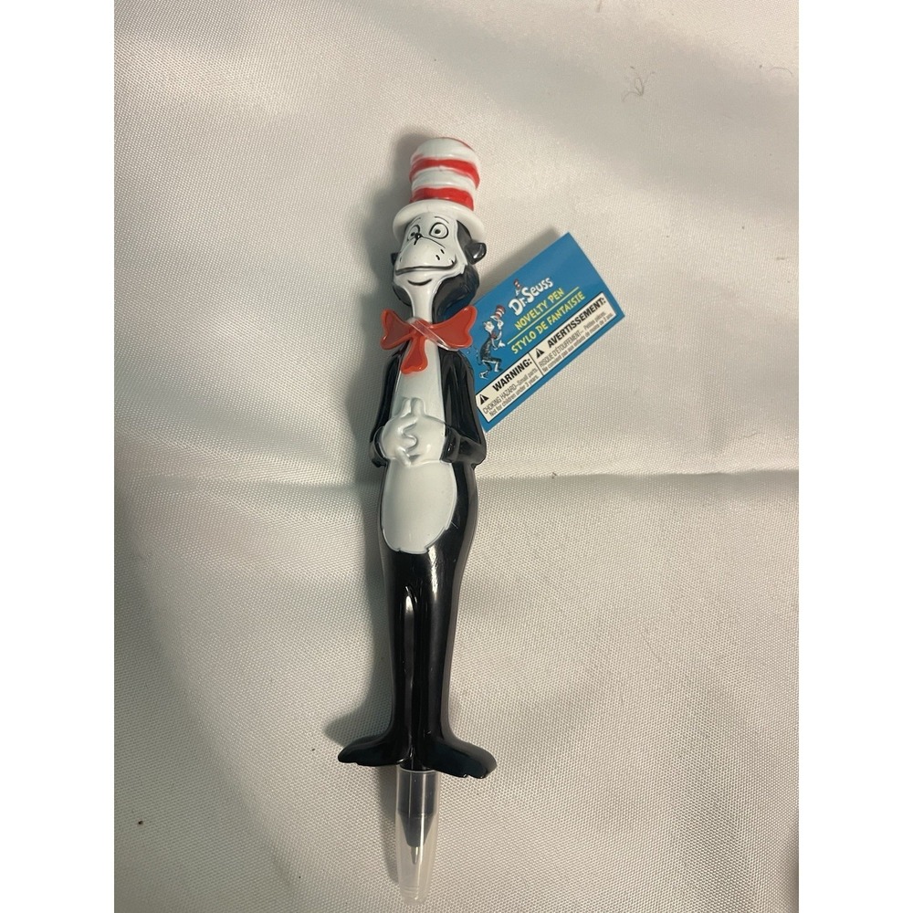 Dr. Seuss The Cat In The‎ Hat Over-Sized 3-D Large Plastic Pens New